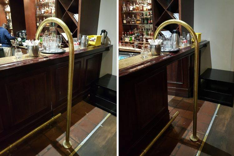 If you see this metal bar in a restaurant, that’s what it’s for.