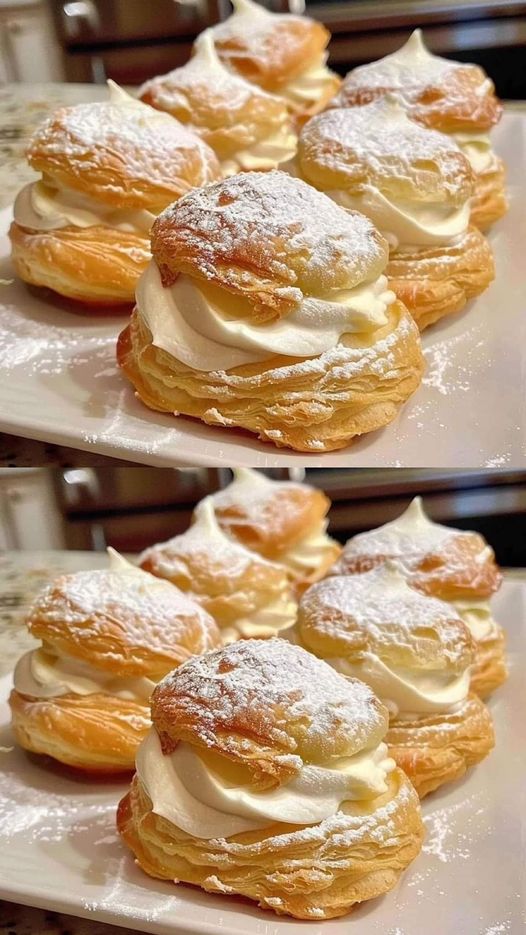 How to Prepare Cream Puffs, Sweet and Flaky