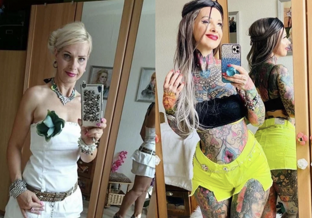 Granny Dispels Myths and Displays Her Rich Body of Tattoos!