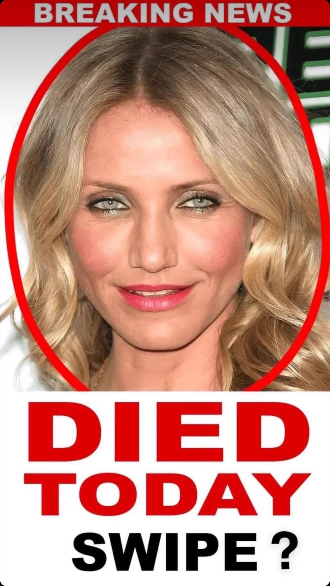 PRAYERS FOR CAMERON DIAZ