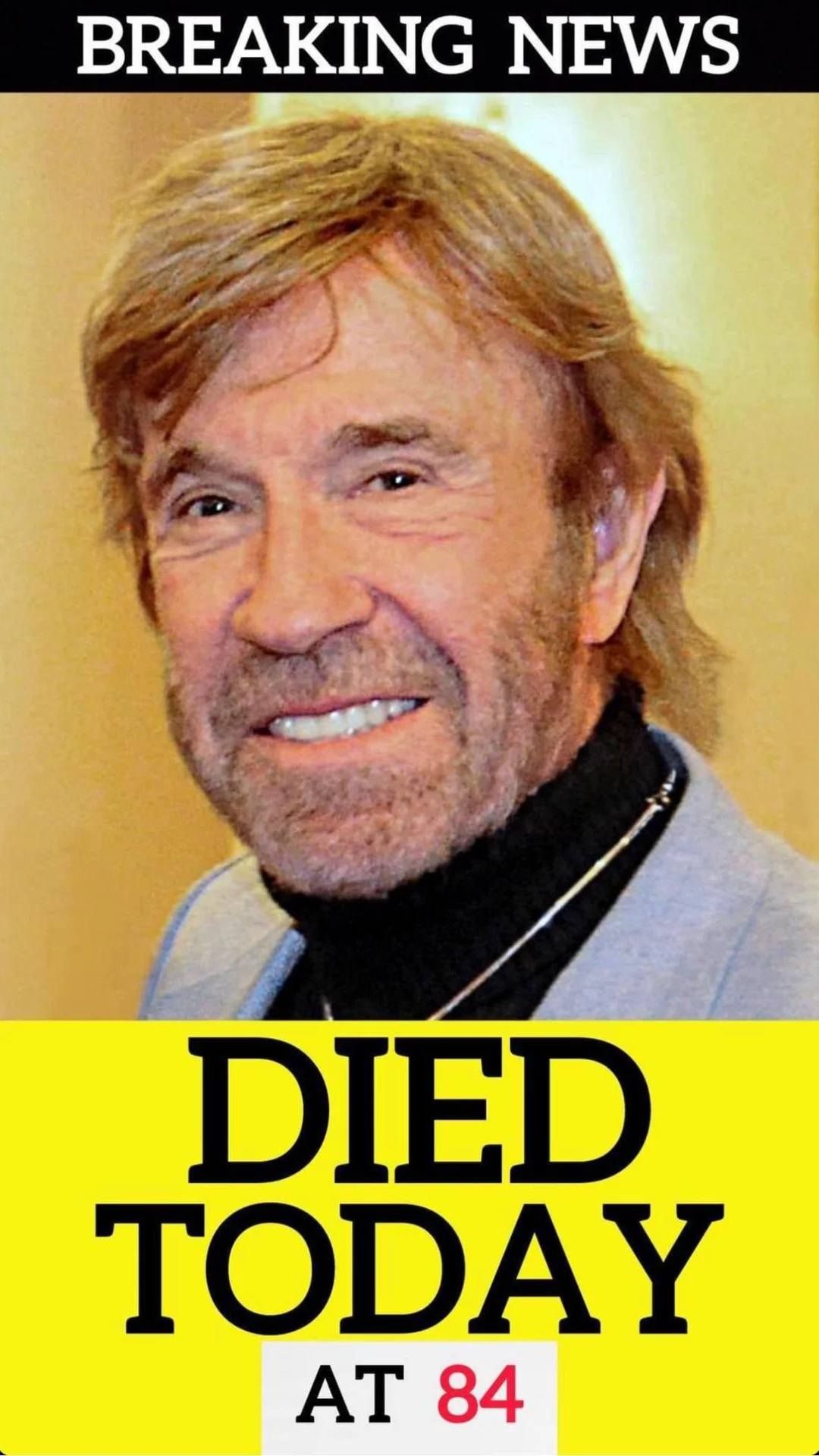 Sad – Chuck Norris