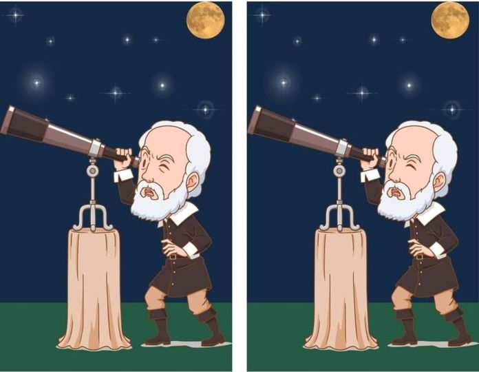 Try to find the differences between the images of the stars in the picture in 15 seconds