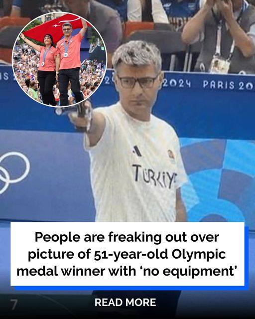 People are freaking out over picture of 51-year-old Olympic medal winner with ‘no equipment’