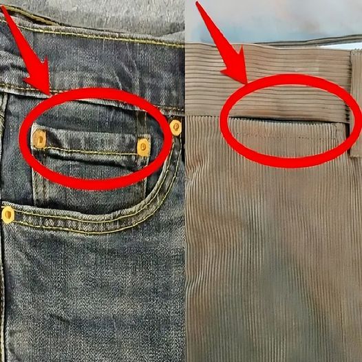 Because of this, the front pocket of every pair of jeans has a small pocket inside of it.