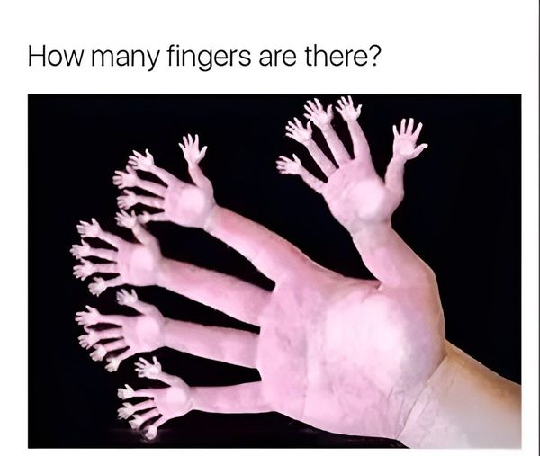 How Many Fingers Can You See in This Optical Illusion?