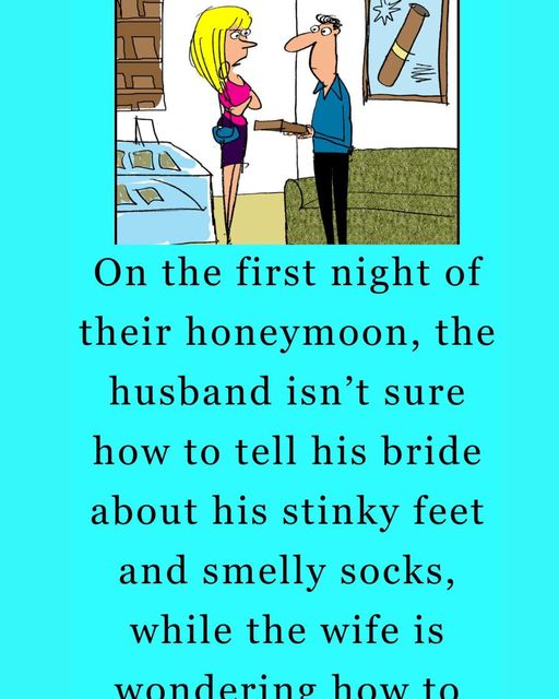 The couple’s first honeymoon night.