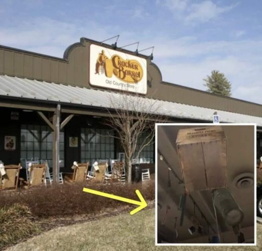 Cracker Barrel says sorry and takes down a decoration that was seen as offensive.