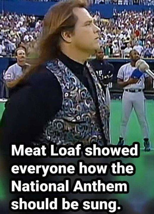 (VIDEO) Meat Loaf Reveals the Right Way to Sing the National Anthem!