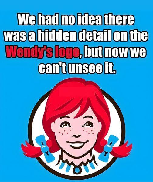 Many fans are convinced that the Wendy’s logo contains a secret meaning.