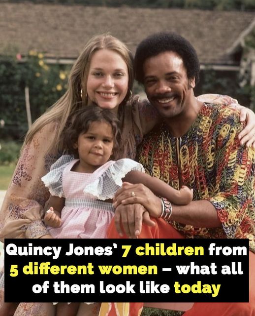 Quincy Jones had seven children – this is them now