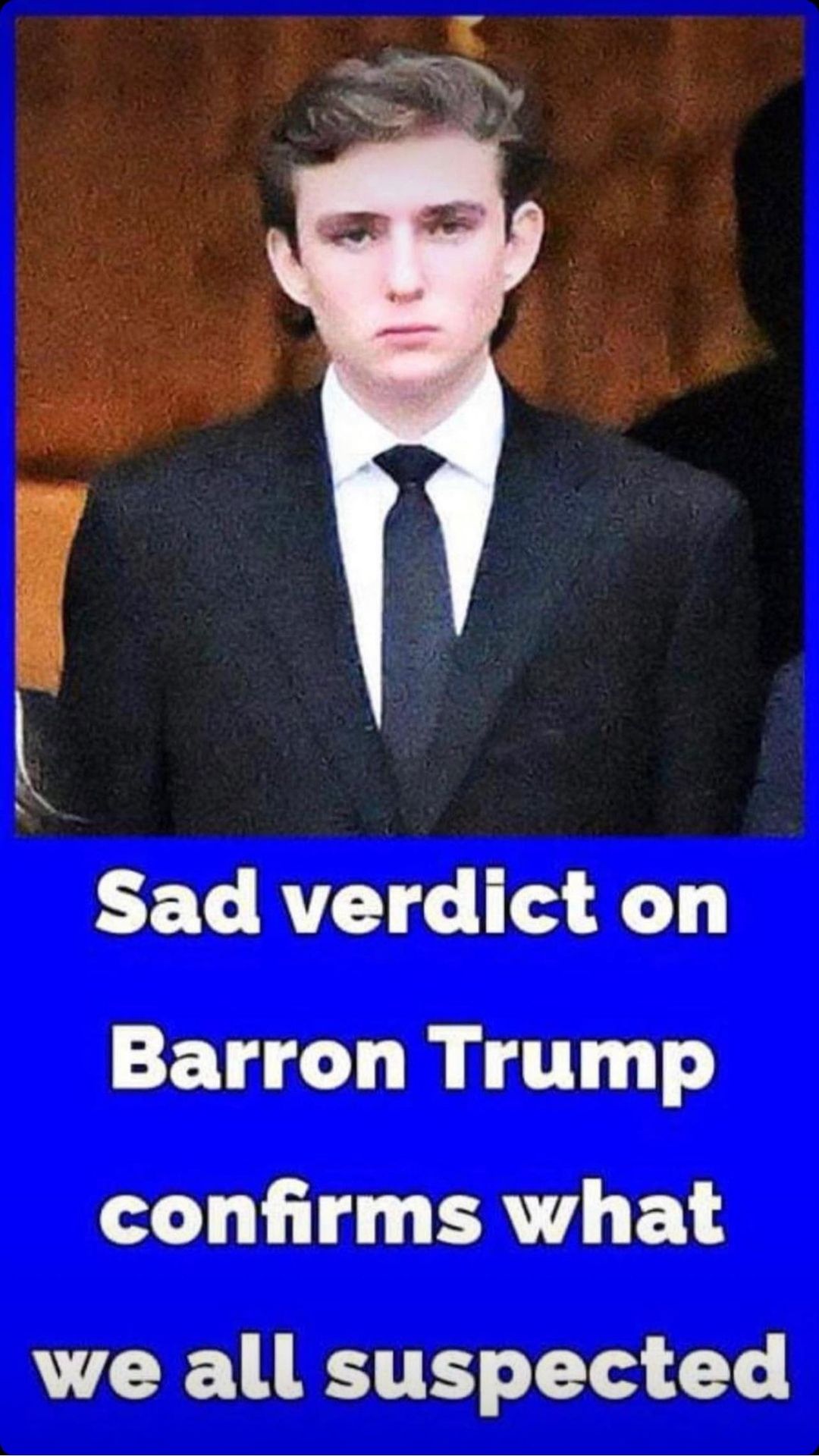 Fans shocked by Barron Trump’s