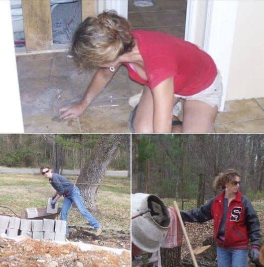 Her husband used to beat her so frequently, she took her children and ran away from home