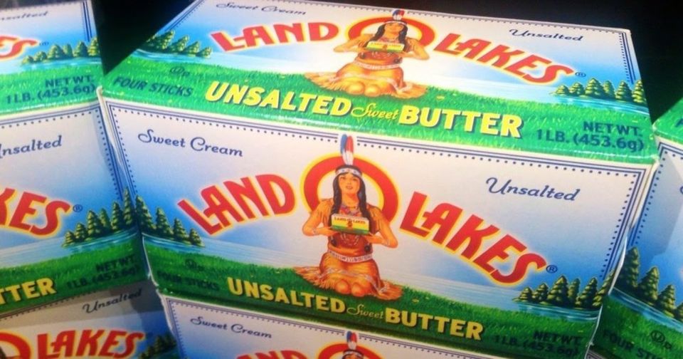 Land O’ Lakes removes its controversial Native American figure from the logo and unveils a new design.