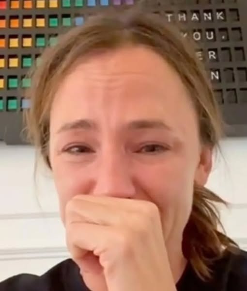Our thoughts and prayers go out to Jennifer Garner