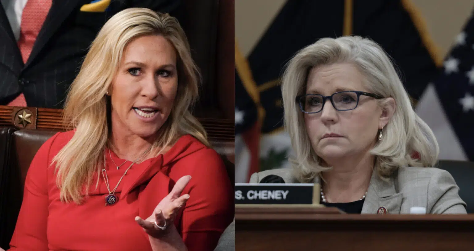 Bannon, Taylor Greene Vow Retribution Against J6’er Liz Cheney