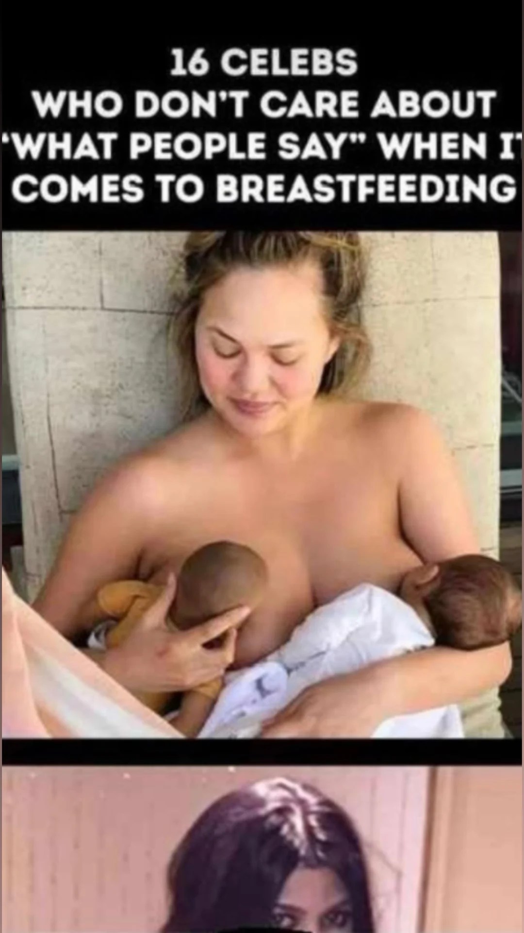 Chrissy Teigen breastfeeding ‘twins’ courts controversy