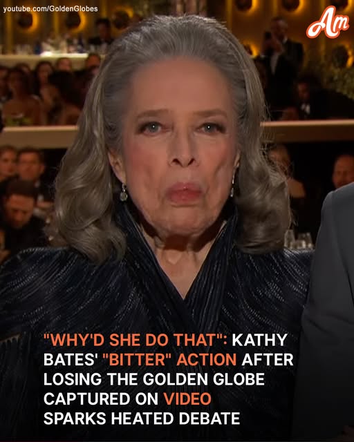 ‘Why’d She Do That’: Kathy Bates’ Reaction to Losing the Golden Globe Sparks Debate Among Viewers – Video