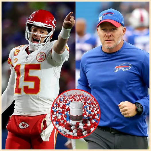 BREAKING: Bills Head Coach Sean McDermott demands the NFL conduct a doping test on Patrick Mahomes, hinting that Andy Reid might be pulling out all the stops to secure victory.