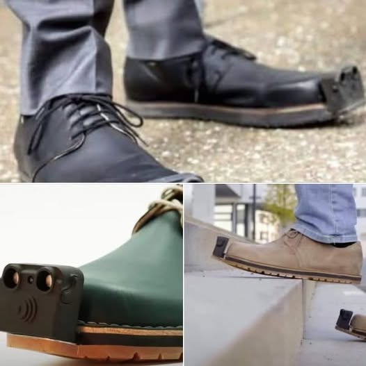 Innovative shoes help blind people to avoid obstacles